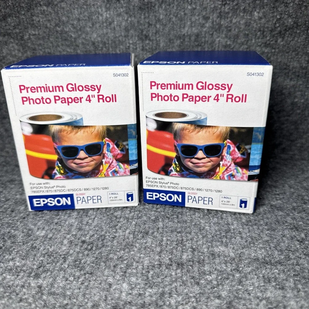 Epson S041302 Premium Glossy Photo Paper‎ 2 Rolls 4